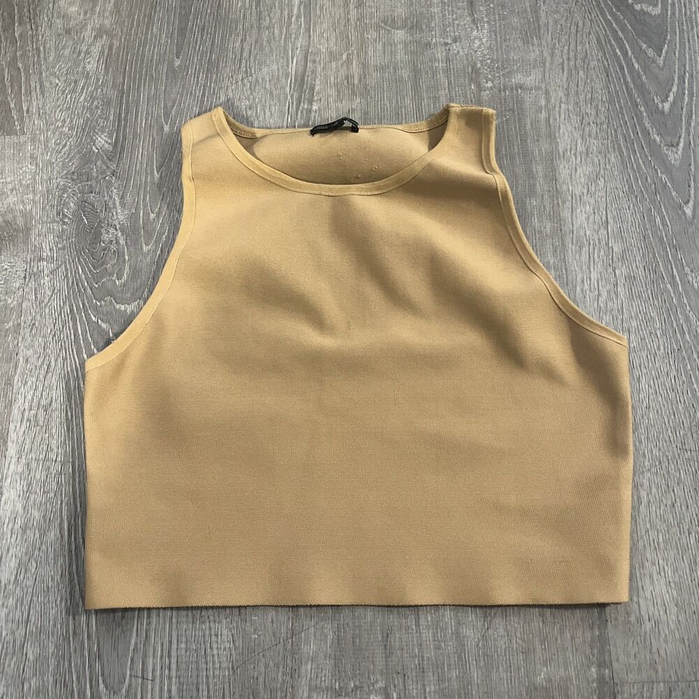 Shinestar Camel Color Women’s Vest Size Xl